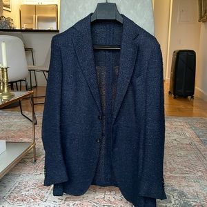 Suit Supply Jacket woven by Ferla size 42 in a silk linnen cotton blend